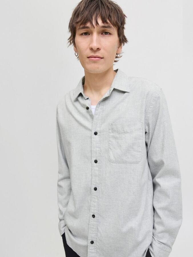 Jack & Jones Overhemd met lange mouwen JJECLASSIC MELANGE SHIRT L S NOOS - Foto 7