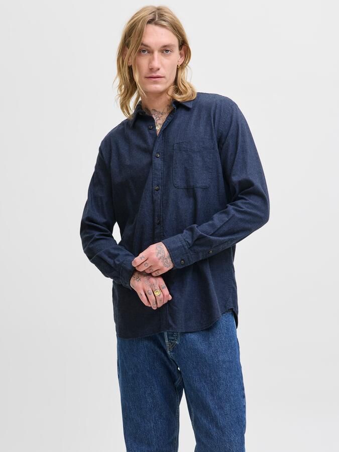 Jack & Jones Overhemd met lange mouwen JJECLASSIC MELANGE SHIRT L S NOOS - Foto 11
