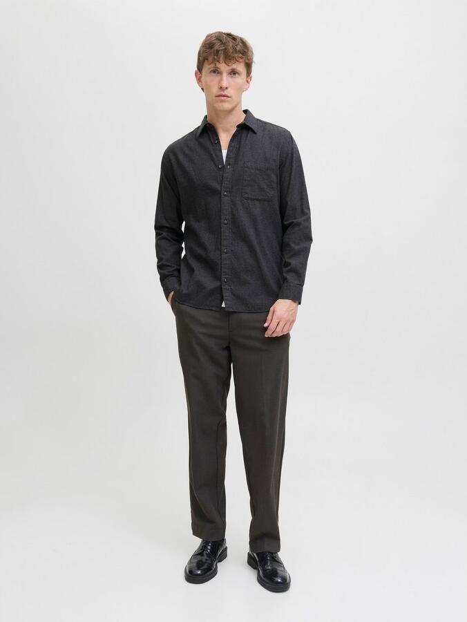 Jack & Jones Overhemd met lange mouwen JJECLASSIC MELANGE SHIRT L S NOOS - Foto 5