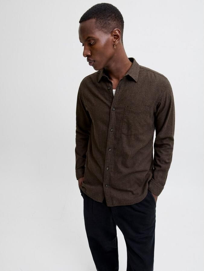 Jack & Jones Overhemd met lange mouwen JJECLASSIC MELANGE SHIRT L S NOOS - Foto 7