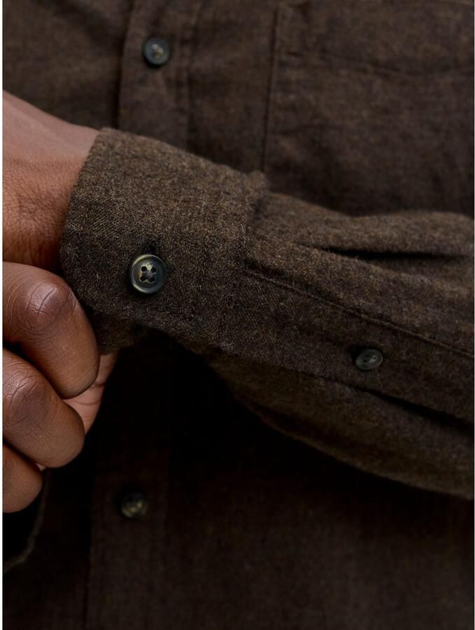 Jack & Jones Overhemd met lange mouwen JJECLASSIC MELANGE SHIRT L S NOOS - Foto 3