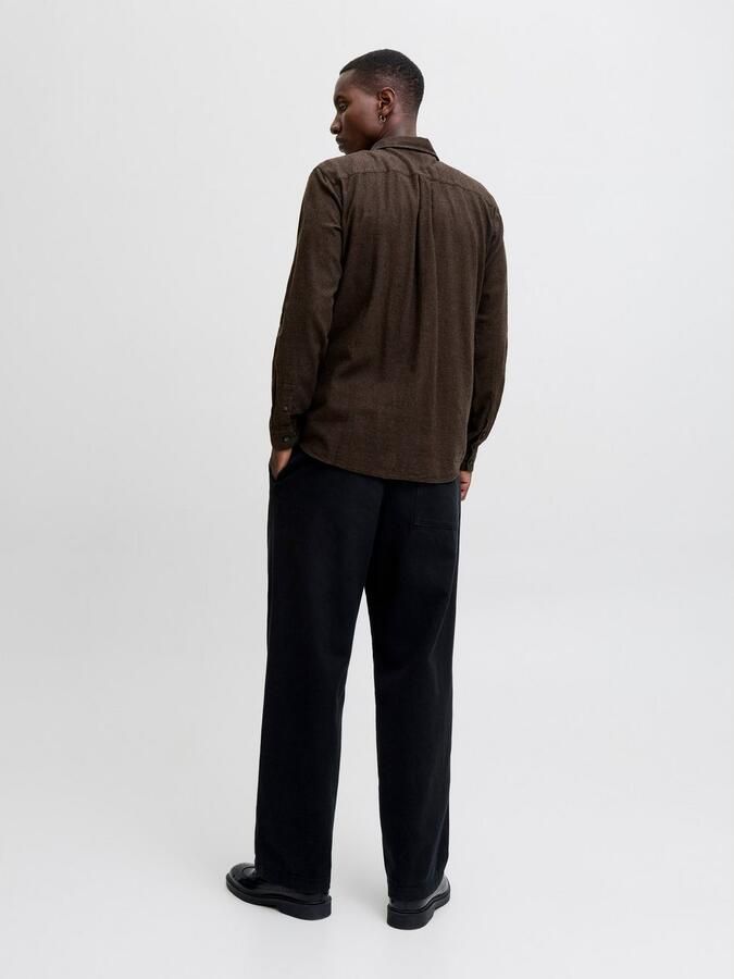 Jack & Jones Overhemd met lange mouwen JJECLASSIC MELANGE SHIRT L S NOOS - Foto 4