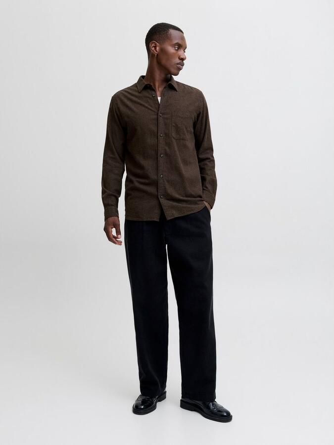 Jack & Jones Overhemd met lange mouwen JJECLASSIC MELANGE SHIRT L S NOOS - Foto 5