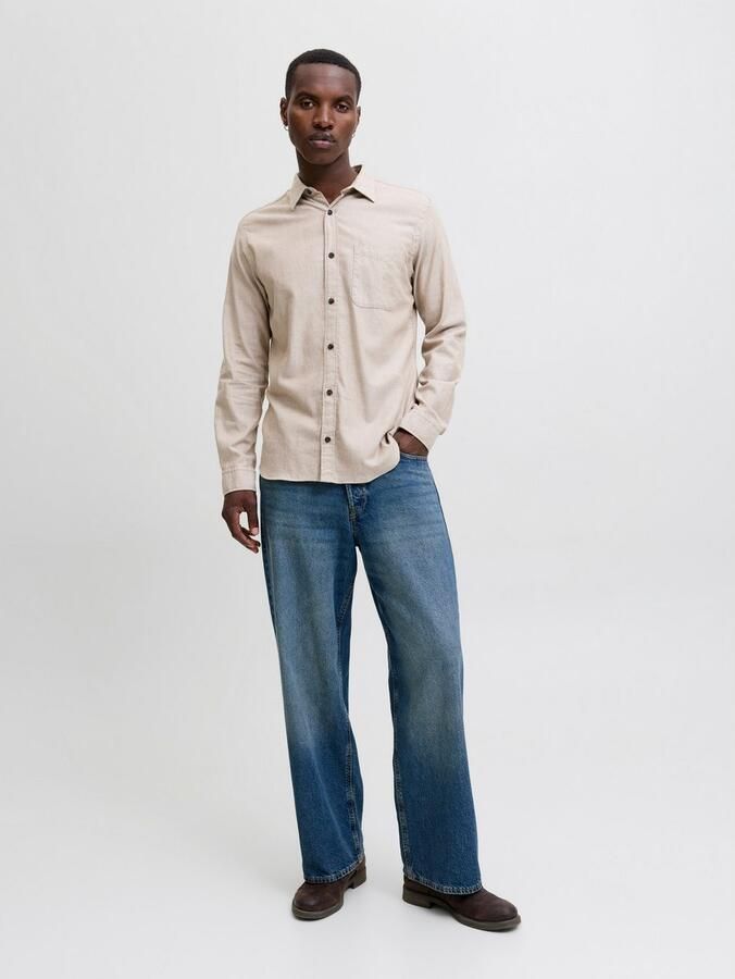 Jack & Jones Overhemd met lange mouwen JJECLASSIC MELANGE SHIRT L S NOOS - Foto 6