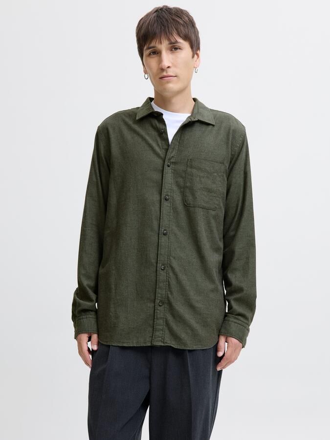 Jack & Jones Overhemd met lange mouwen JJECLASSIC MELANGE SHIRT L S NOOS - Foto 10