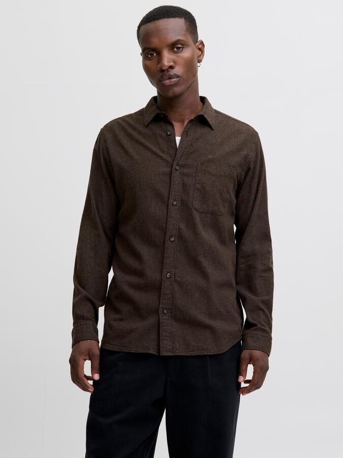 Jack & Jones Overhemd met lange mouwen JJECLASSIC MELANGE SHIRT L S NOOS - Foto 6