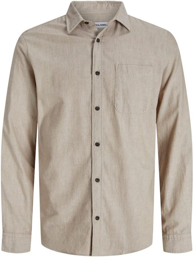 Jack & Jones Overhemd met lange mouwen JJECLASSIC MELANGE SHIRT L S NOOS - Foto 4