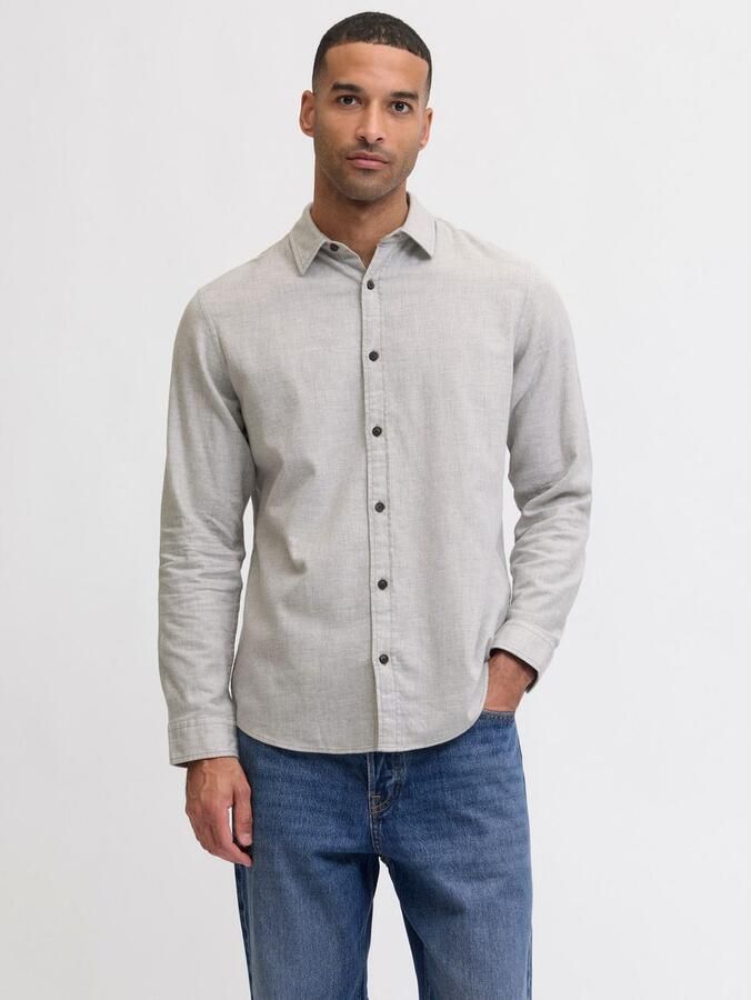 Jack & Jones Overhemd met lange mouwen JJECLASSIC MELANGE SHIRT L S NOOS - Foto 9