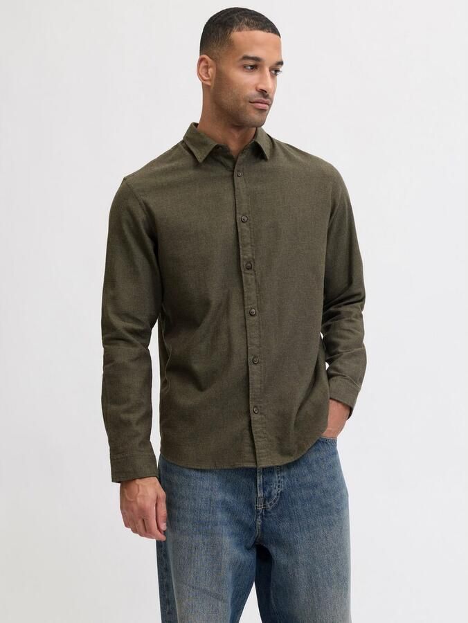 Jack & Jones Overhemd met lange mouwen JJECLASSIC MELANGE SHIRT L S NOOS - Foto 8