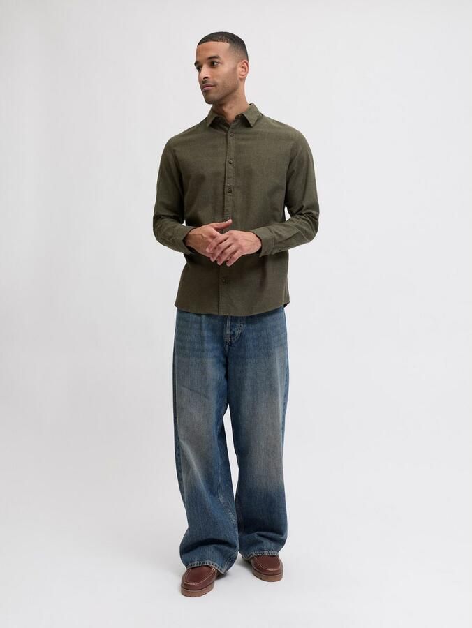 Jack & Jones Overhemd met lange mouwen JJECLASSIC MELANGE SHIRT L S NOOS - Foto 9