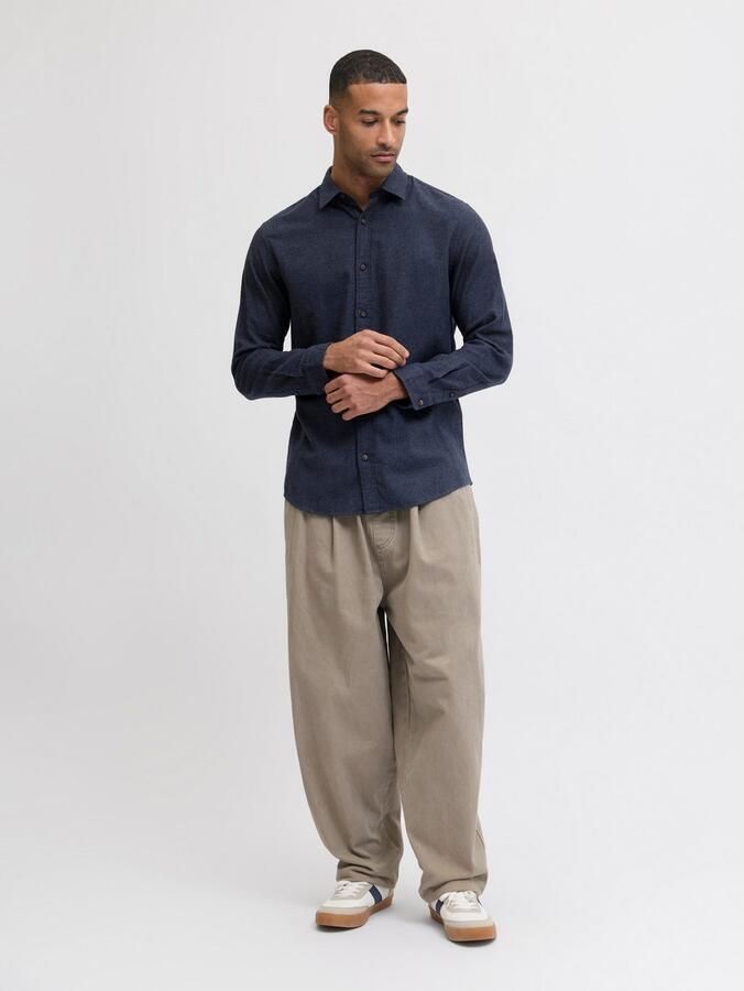 Jack & Jones Overhemd met lange mouwen JJECLASSIC MELANGE SHIRT L S NOOS - Foto 9