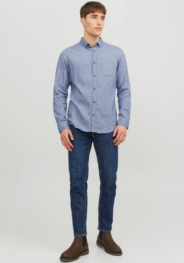 Jack & jones Overhemd Lange Mouw Jack & Jones JJECLASSIC MELANGE SHIRT LS SN - Foto 5