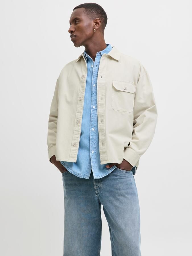 Jack & Jones Overhemd met lange mouwen JJEDOVER OVERSHIRT LS SN - Foto 6