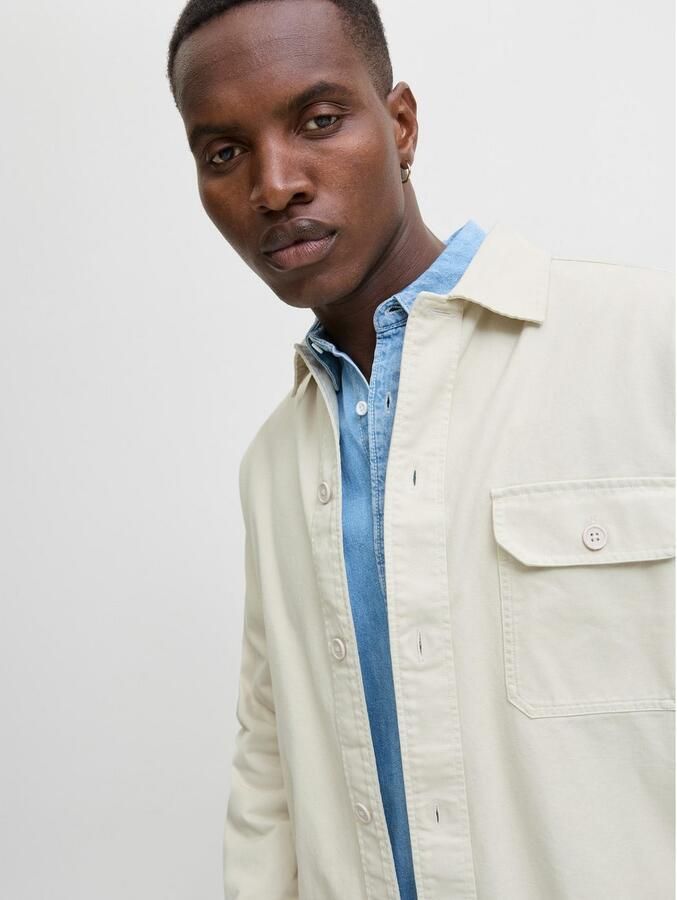 Jack & Jones Overhemd met lange mouwen JJEDOVER OVERSHIRT LS SN - Foto 3