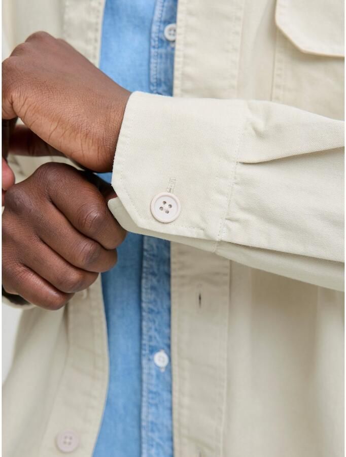 Jack & Jones Overhemd met lange mouwen JJEDOVER OVERSHIRT LS SN - Foto 2