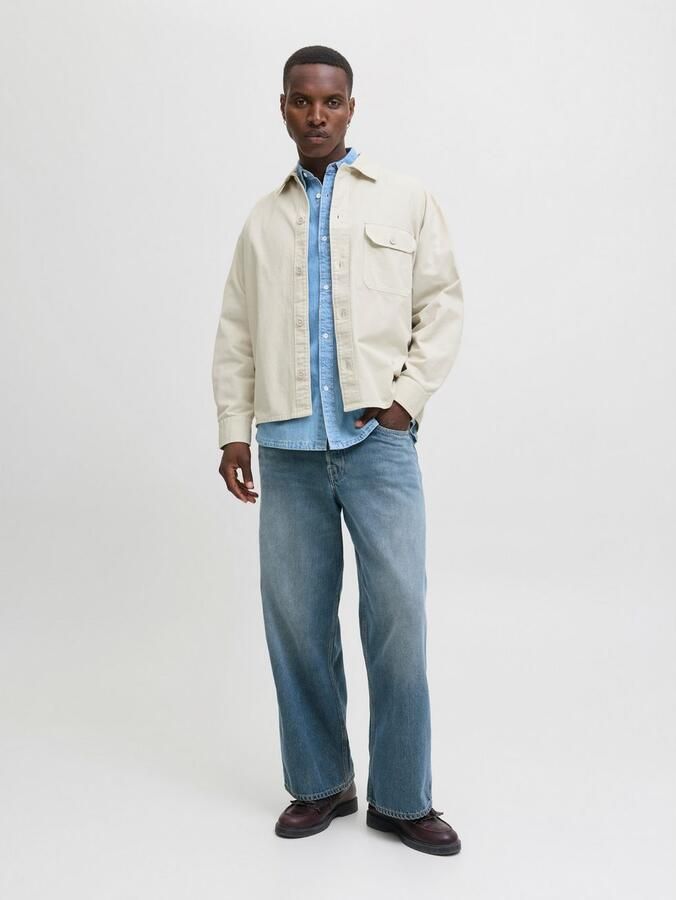 Jack & Jones Overhemd met lange mouwen JJEDOVER OVERSHIRT LS SN - Foto 4
