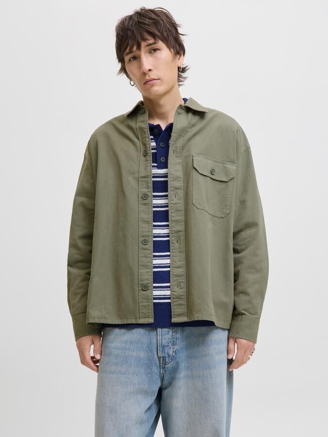 Jack & Jones Overhemd met lange mouwen JJEDOVER OVERSHIRT LS SN - Foto 7