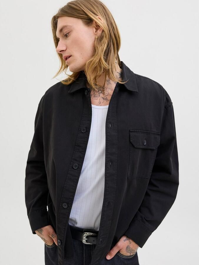 Jack & Jones Overhemd met lange mouwen JJEDOVER OVERSHIRT LS SN - Foto 4