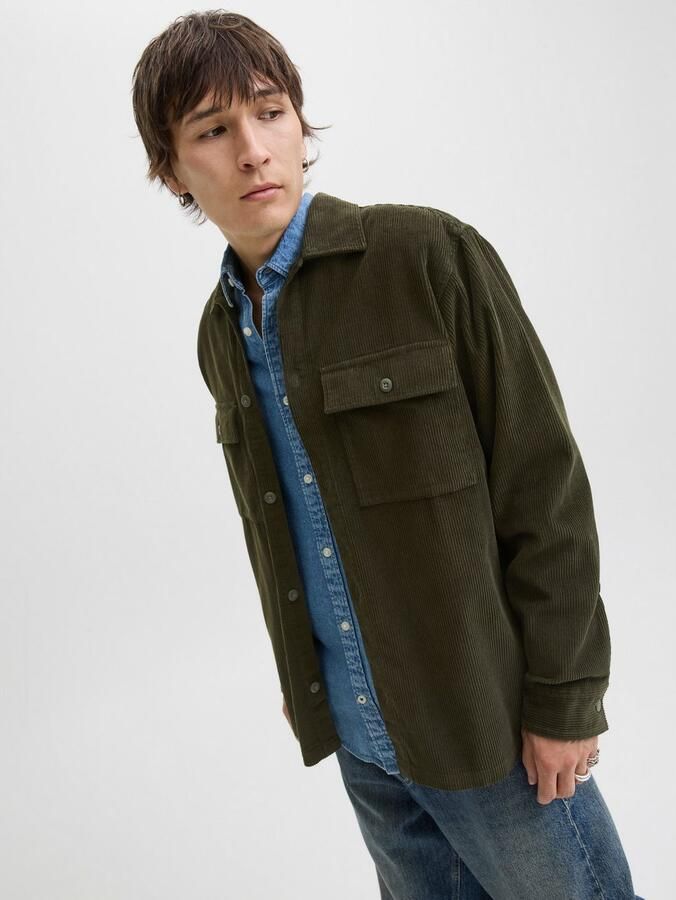 Jack & Jones Overhemd met lange mouwen JJEPERFECT CORDUROY OVERSHIRT LS SN - Foto 3