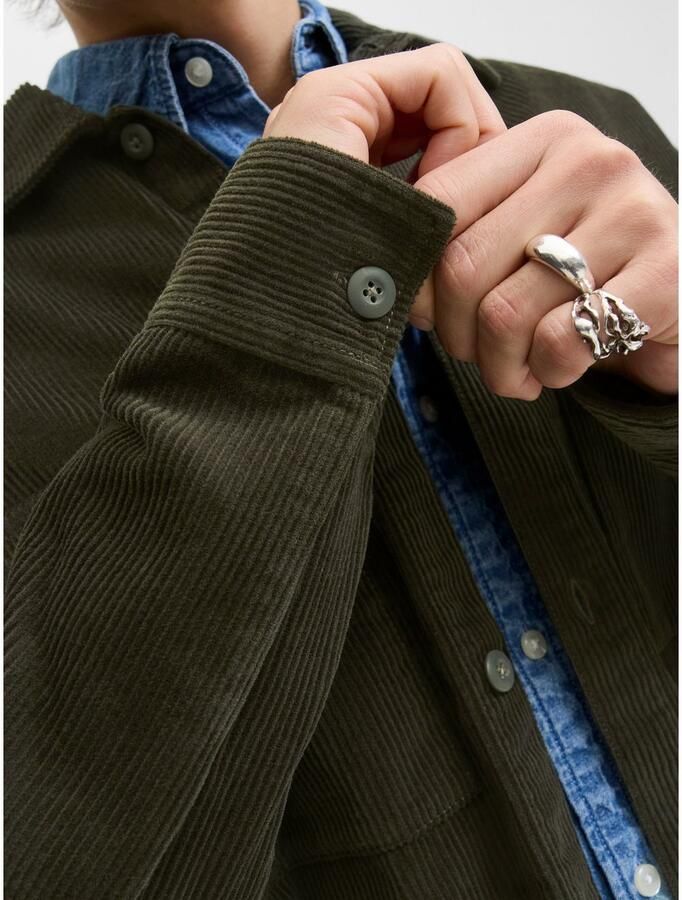 Jack & Jones Overhemd met lange mouwen JJEPERFECT CORDUROY OVERSHIRT LS SN
