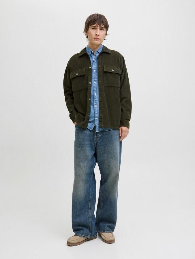 Jack & Jones Overhemd met lange mouwen JJEPERFECT CORDUROY OVERSHIRT LS SN - Foto 4