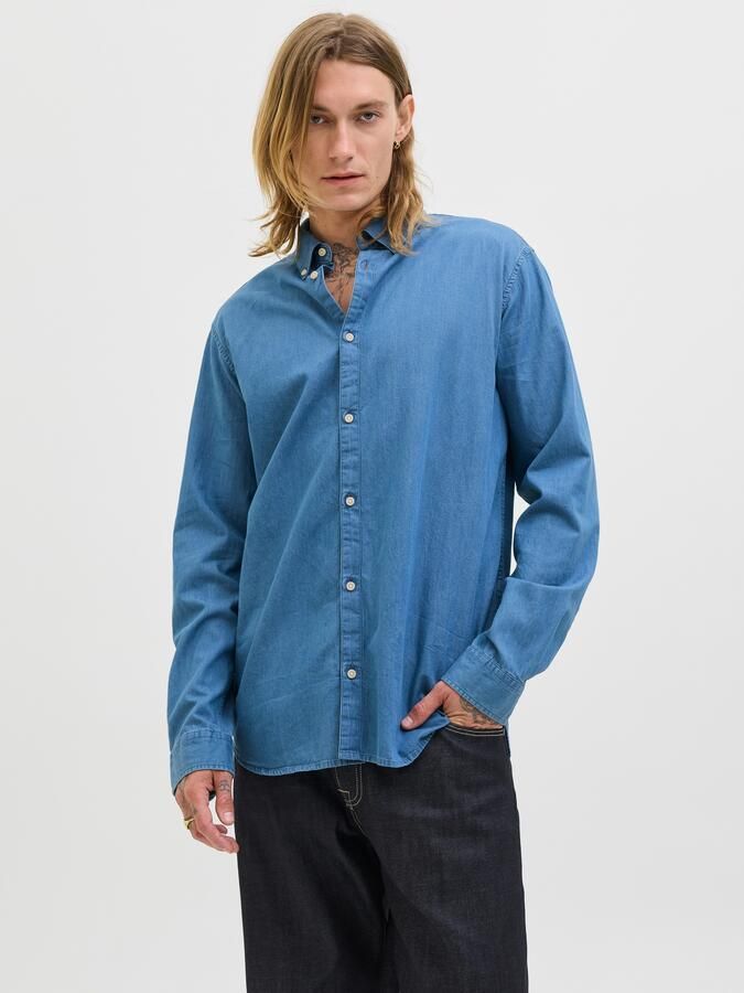 Jack & Jones Overhemd met lange mouwen JJEPERFECT DENIM SHIRT LS NOOS - Foto 7