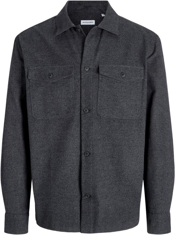 Jack & Jones Overhemd met lange mouwen JJEPERFECT MELANGE OVERSHIRT LS SN - Foto 5