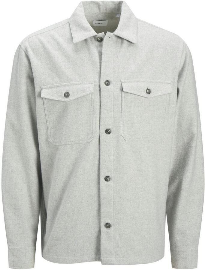 Jack & Jones Overhemd met lange mouwen JJEPERFECT MELANGE OVERSHIRT LS SN