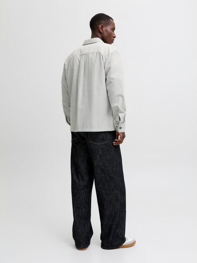 Jack & Jones Overhemd met lange mouwen JJEPERFECT MELANGE OVERSHIRT LS SN - Foto 7