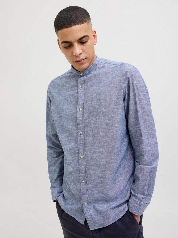 Jack & Jones Overhemd met lange mouwen JJESUMMER BAND SHIRT LS SN - Foto 4