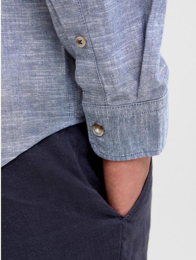 Jack & Jones Overhemd met lange mouwen JJESUMMER BAND SHIRT LS SN - Foto 3