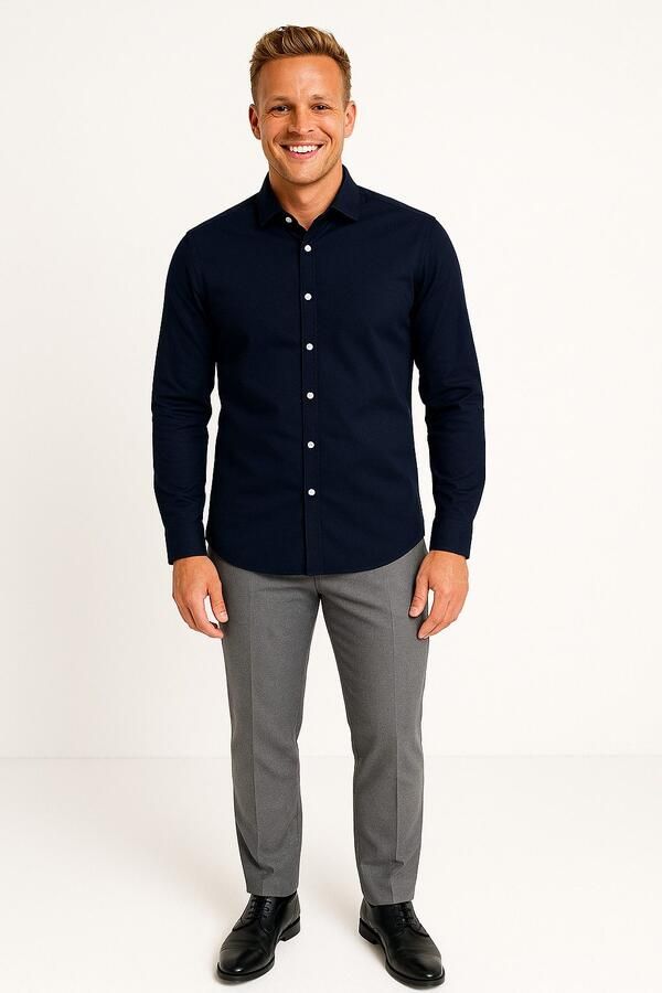 Jack & Jones Overhemd met lange mouwen JJJOE STRUCTURE SHIRT L S - Foto 2