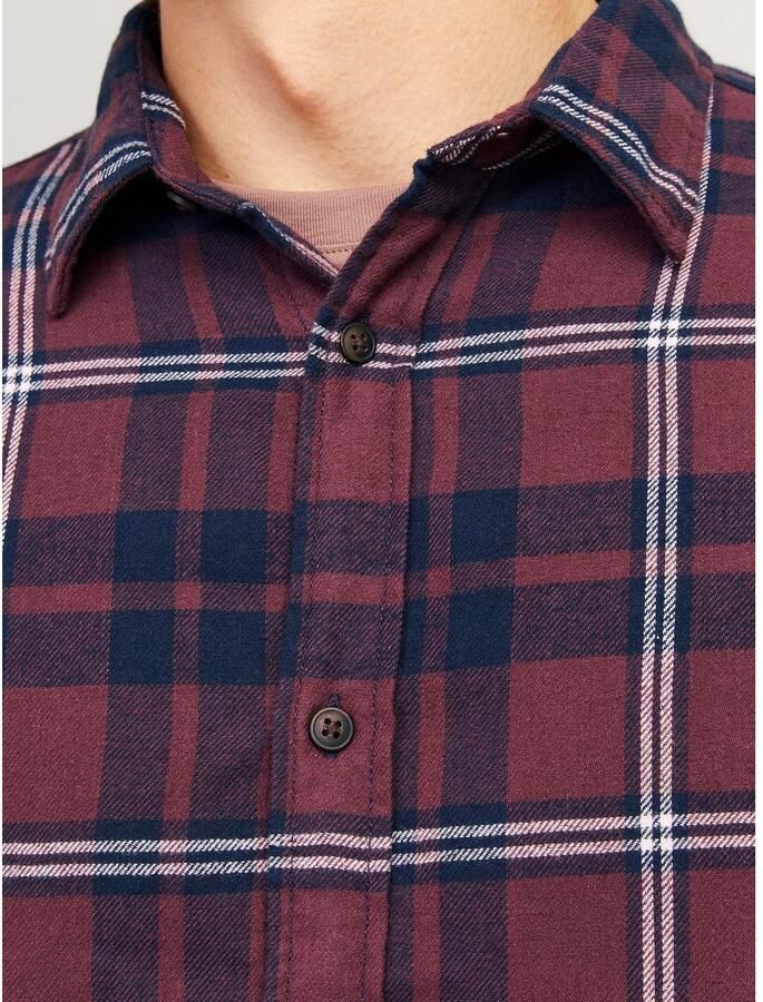 Jack & jones Regular fit vrijetijdsoverhemd met kentkraag model 'JOSHUA'