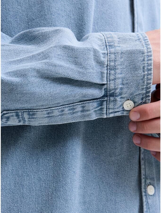 Jack & Jones Overhemd met lange mouwen JORNORREBRO DENIM SHIRT LS SN - Foto 3