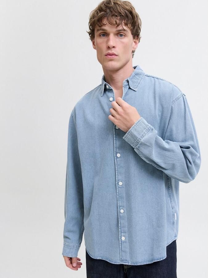Jack & Jones Overhemd met lange mouwen JORNORREBRO DENIM SHIRT LS SN - Foto 7