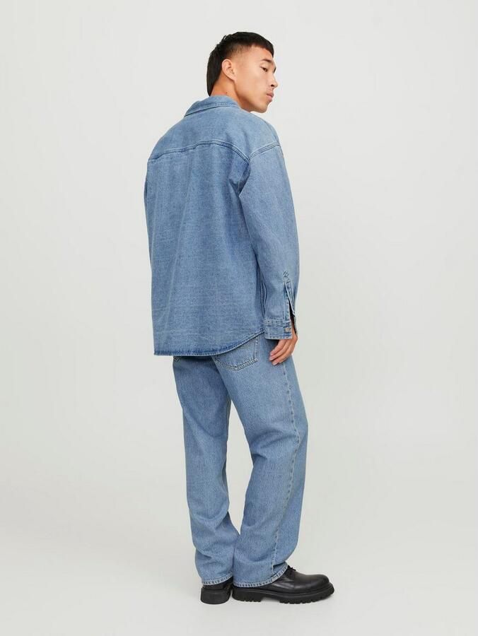 Jack & Jones Overhemd met lange mouwen JORSANTORINI DENIM OVERSHIRT LS SN - Foto 5
