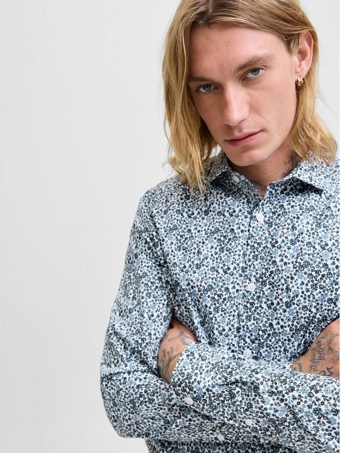 Jack & Jones Overhemd met lange mouwen JPRBLABLACKPOOL STRETCH AOP LS SHIRT SN - Foto 2