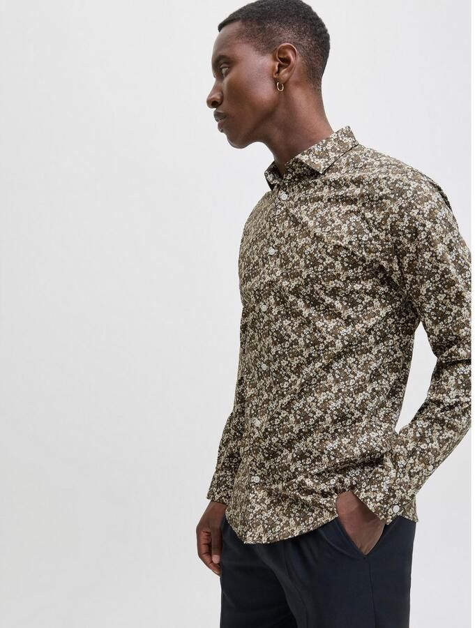 Jack & Jones Overhemd met lange mouwen JPRBLABLACKPOOL STRETCH AOP LS SHIRT SN - Foto 4