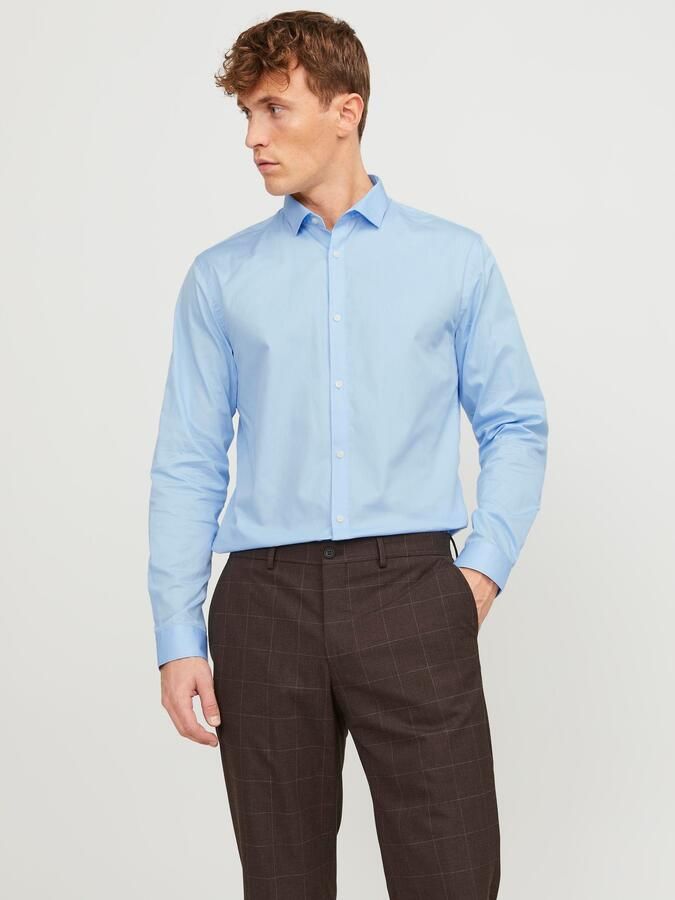 Jack & Jones Premium Slim fit vrijetijdsoverhemd met kentkraag model 'CARDIFF' - Foto 6