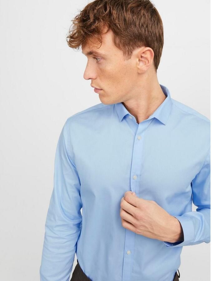 Jack & Jones Premium Slim fit vrijetijdsoverhemd met kentkraag model 'CARDIFF' - Foto 3