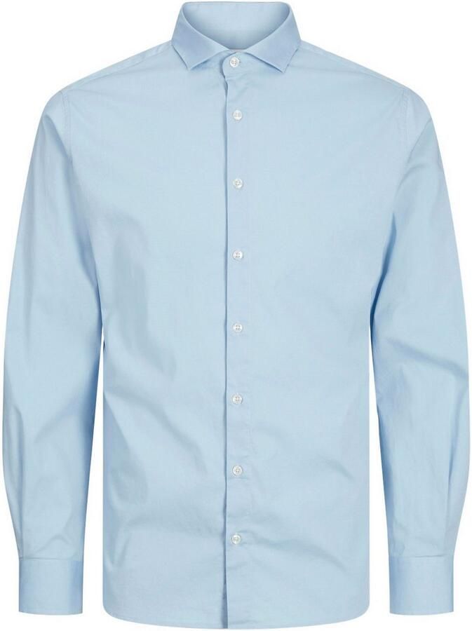 Jack & Jones Overhemd met lange mouwen JPRBLAJAXON met stretch en stijlvolle kraag effen slim fit web overhemdkraag ademend - Foto 6