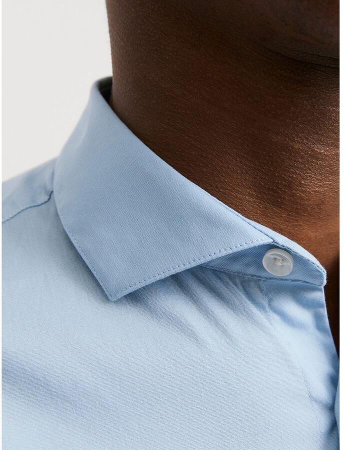 Jack & Jones Overhemd met lange mouwen JPRBLAJAXON met stretch en stijlvolle kraag effen slim fit web overhemdkraag ademend - Foto 2
