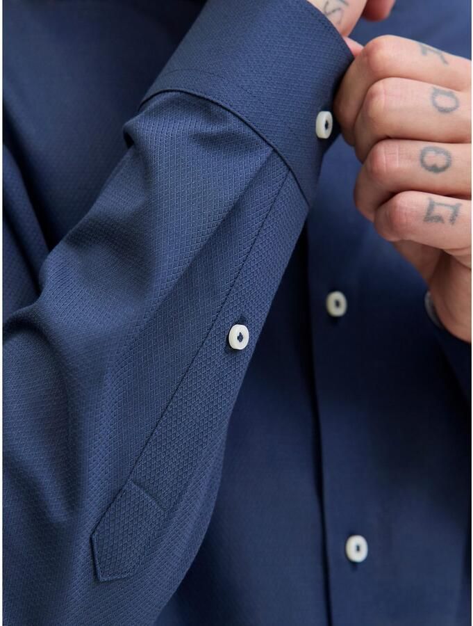Jack & Jones Overhemd met lange mouwen JPRBLAPARKER DETAIL L S SHIRT NOOS
