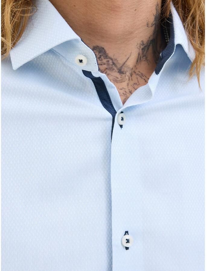 Jack & Jones Overhemd met lange mouwen JPRBLAPARKER DETAIL L S SHIRT NOOS