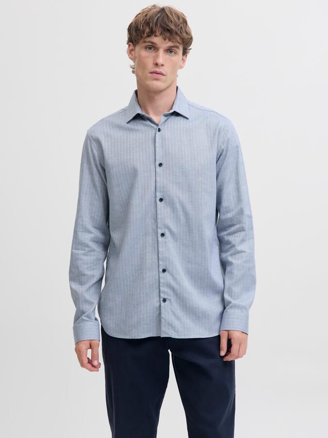 Jack & Jones Overhemd met lange mouwen JPRBLAPARKER MELANGE L S SHIRT BF - Foto 6
