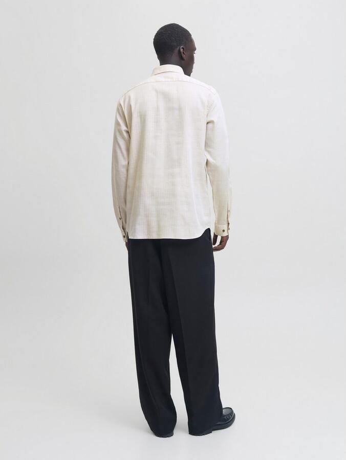 Jack & Jones Overhemd met lange mouwen JPRBLAPARKER MELANGE L S SHIRT BF - Foto 4