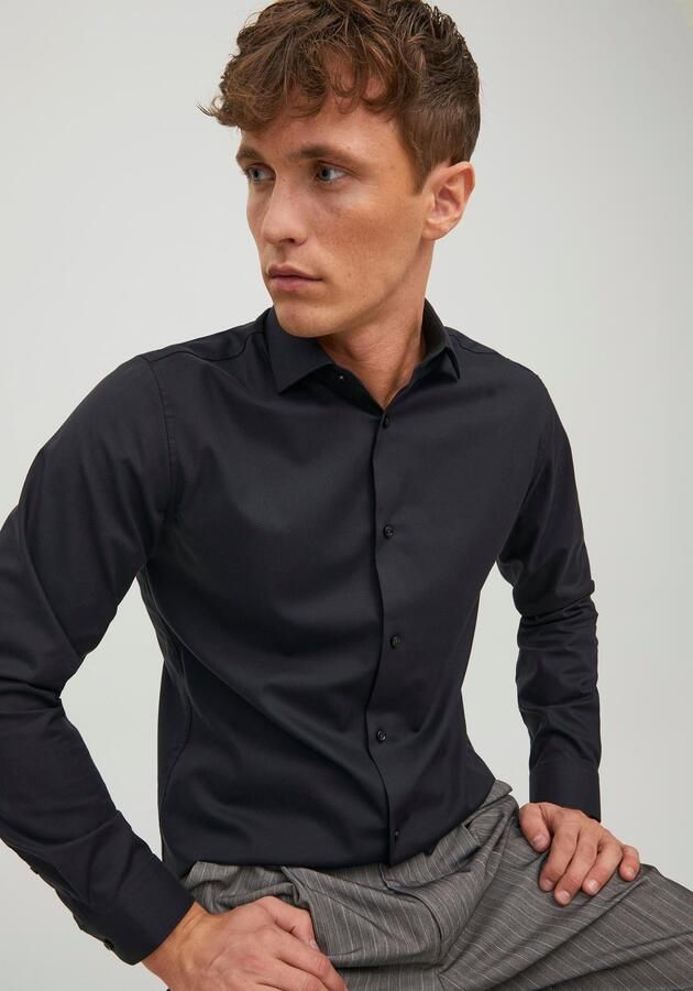 Jack & Jones Overhemd met lange mouwen JPRBLAPARKER Slim Fit overhemd ademend ideaal voor dagelijks gebruik - Foto 3
