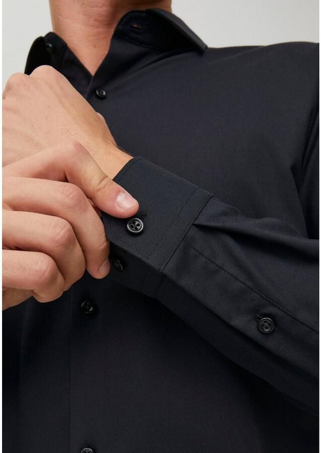 Jack & Jones Overhemd met lange mouwen JPRBLAPARKER Slim Fit overhemd ademend ideaal voor dagelijks gebruik - Foto 4