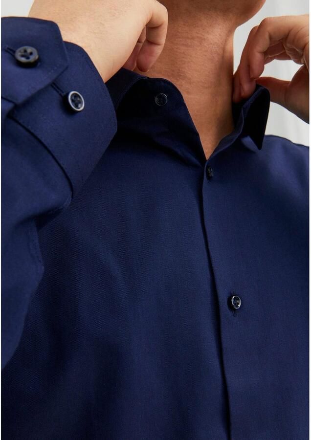 Jack & Jones Overhemd met lange mouwen JPRBLAPARKER Slim Fit overhemd ademend ideaal voor dagelijks gebruik - Foto 3