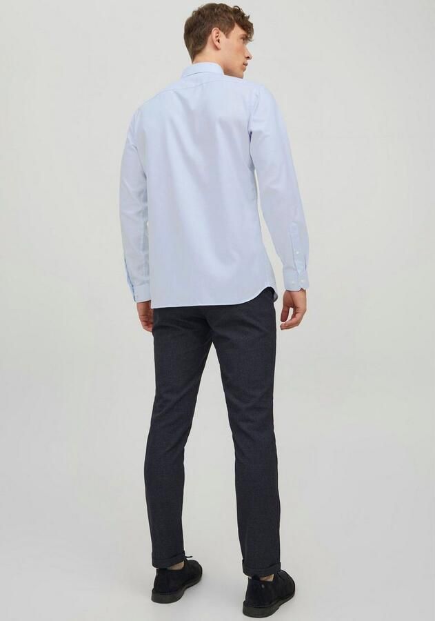 Jack & Jones Overhemd met lange mouwen JPRBLAPARKER Slim Fit overhemd ademend ideaal voor dagelijks gebruik - Foto 6